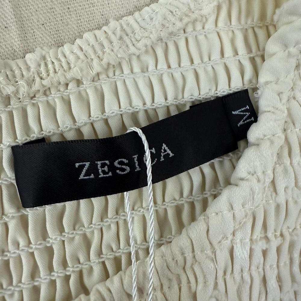 Zesica women's ivory midi dress - Picture 5 of 5